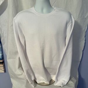 Men's H&M White Sweatshirt NEW Large
